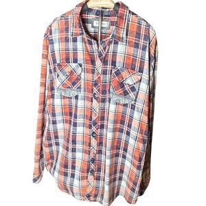 Departwest men's xxl button down long sleeve shirt